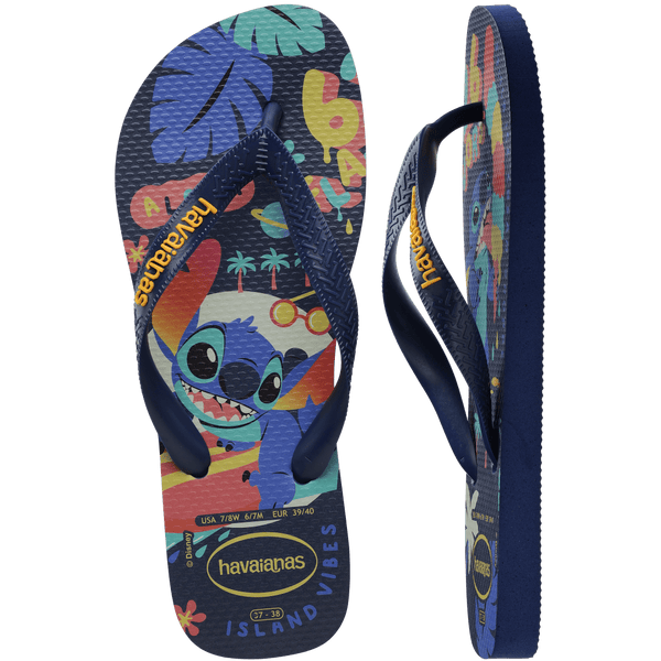 Havaianas Women's Disney Classics Top Flip Flops Nvy Blu/Yellow