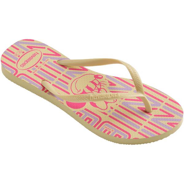 Havaianas Women's Disney Slim Flip Flops BUTTERCREAM