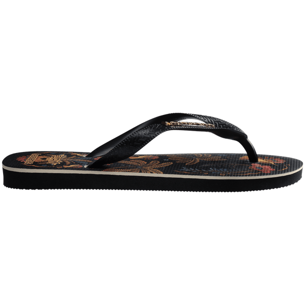 Havaianas Women's FARM Rio Classic Nature Top Flip Flops Black