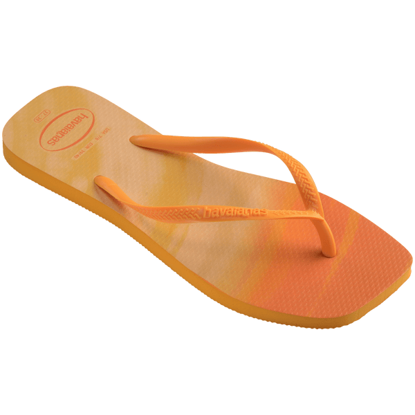 Havaianas Women's Gigi Hadid Slim Square Flip Flops Yellow Pop