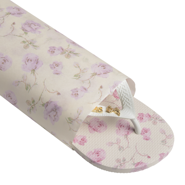 Havaianas Women's LoveShackFancy Ribbon Rosa Top Flip Flops Beige