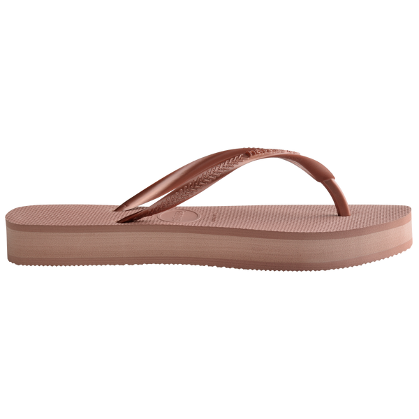 Havaianas Women's Slim Flatform Flip Flops Crocus Rose