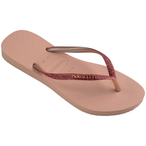 Havaianas Women's Slim Glitter II Flip Flop Pink/Pink