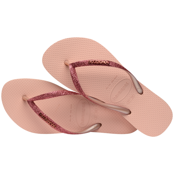 Havaianas Women's Slim Glitter II Flip Flop Pink/Pink