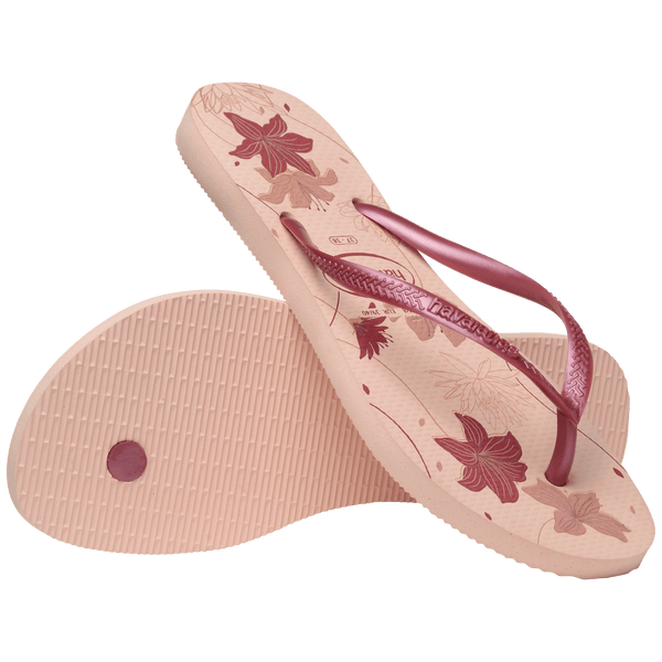 Havaianas Women's Slim Organic Flip Flops Pink/Rose Gold