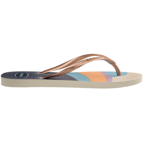 Havaianas Women's Slim Palette Glow Flip Flops Beige