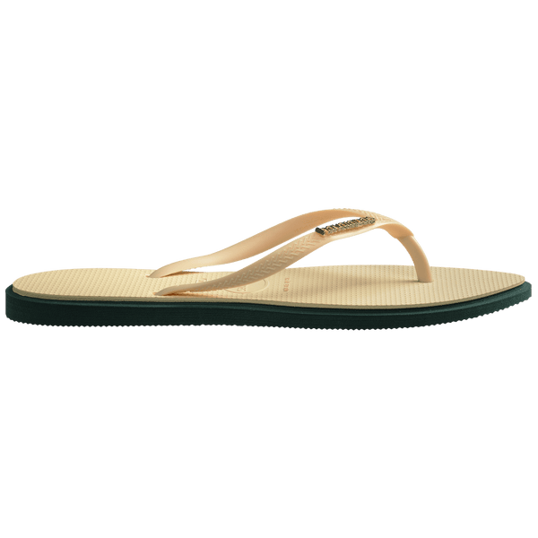 Havaianas Women's Slim Point Flip Flops Pantanal Green