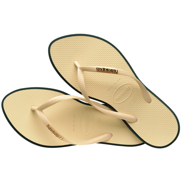 Havaianas Women's Slim Point Flip Flops Pantanal Green