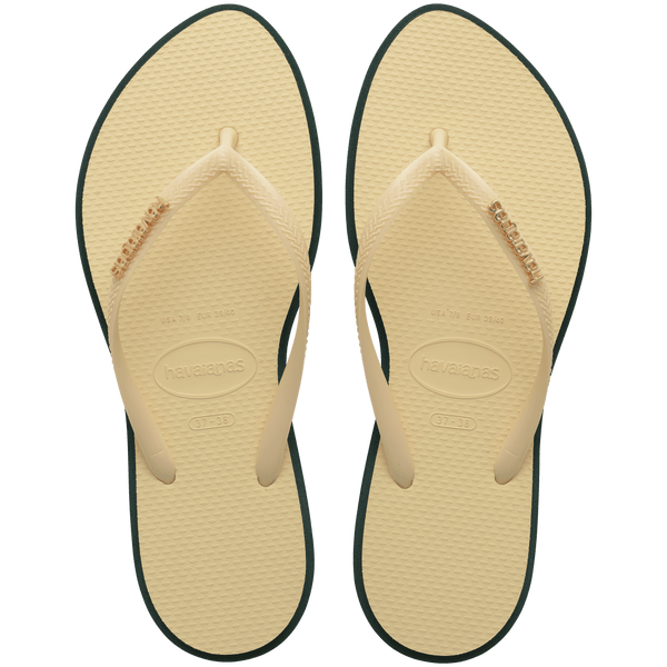 Havaianas Women's Slim Point Flip Flops Pantanal Green