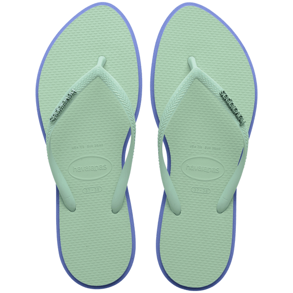 Havaianas Women's Slim Point Flip Flops Provence Blue