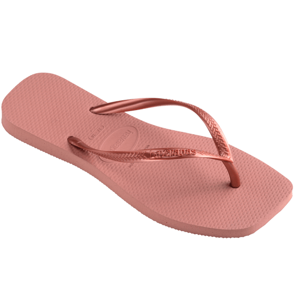 Havaianas Women's Slim Square Flip Flops Crocus Rose