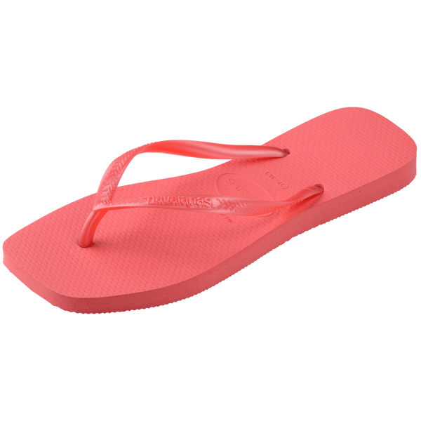 Havaianas Women's Slim Square Flip Flops TROPICAL CORAL