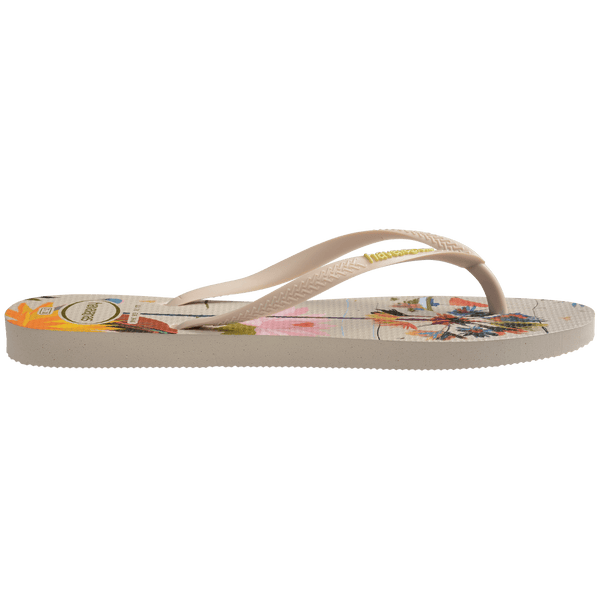 Havaianas Women's Summer Bliss Slim Flip Flops Beige