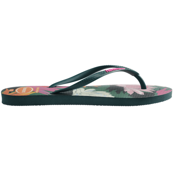 Havaianas Women's Summer Bliss Slim Flip Flops Pantanal Green