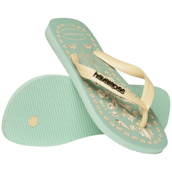 Havaianas Women's Tropicalia Top Flip Flops COAST GREEN