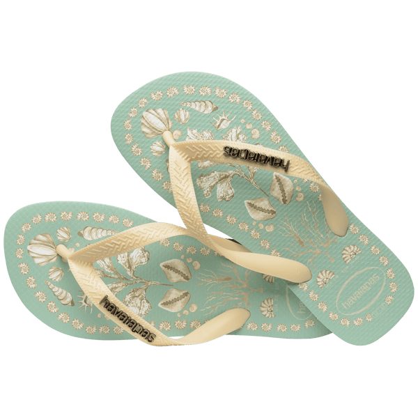 Havaianas Women's Tropicalia Top Flip Flops COAST GREEN