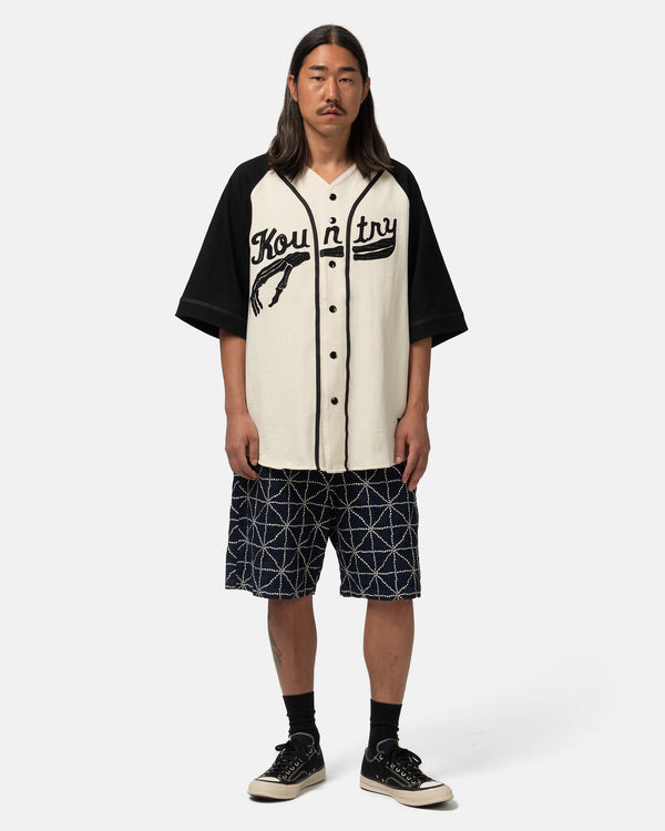 Haven 16/-Densed Jersey Baseball Shirt (BONE) ECRxBlack