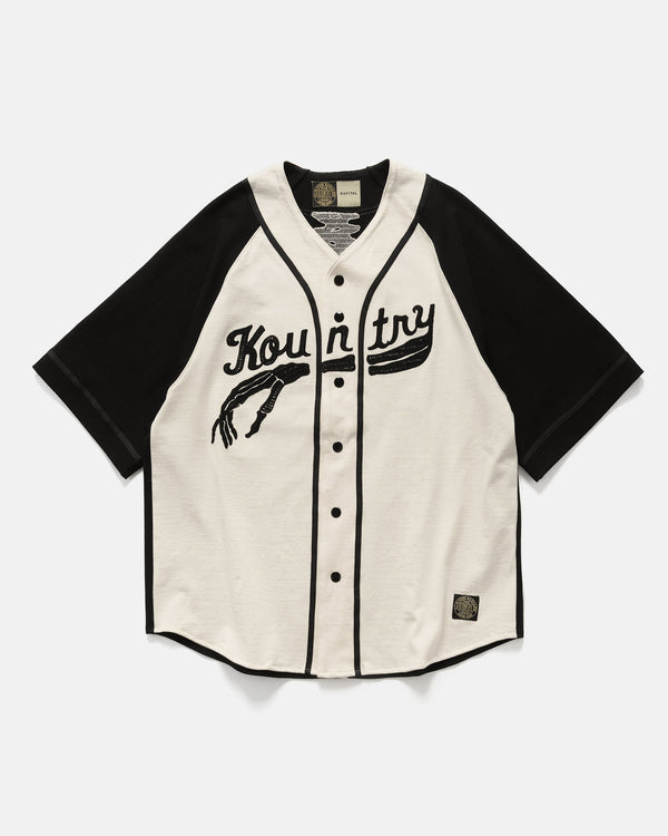 haven 16/-Densed Jersey Baseball Shirt (BONE) ECRxBlack