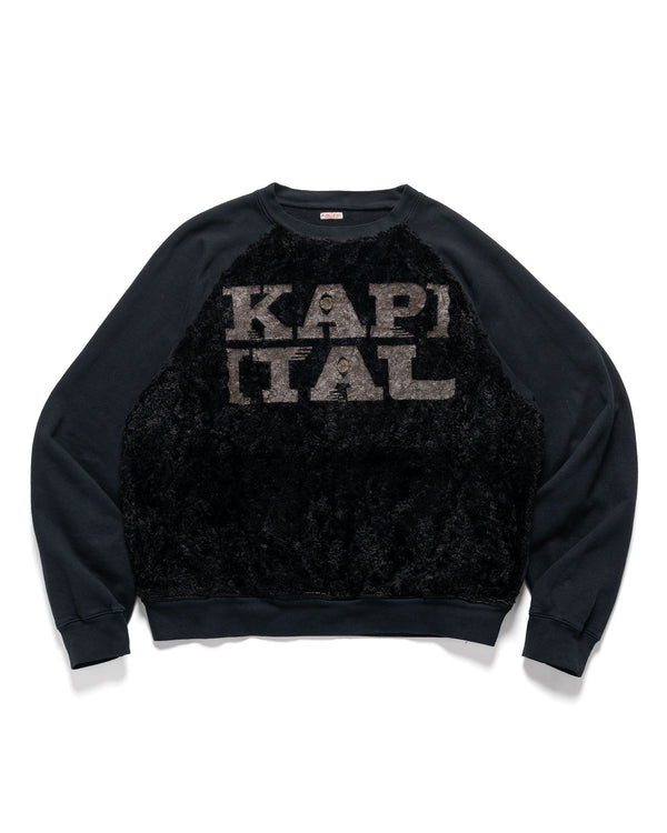 haven 30/-SWTxFur GRIZZLY SWT (SPEAKEASY KAPITAL) Black