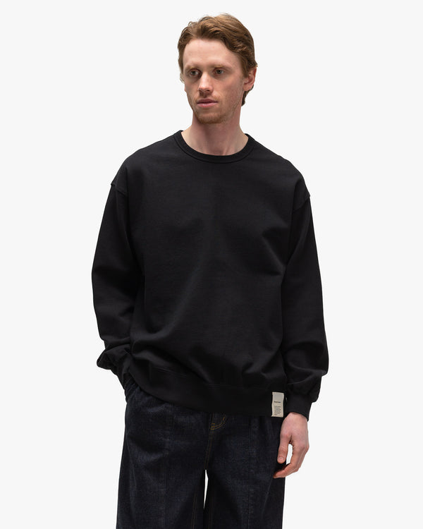 Haven Brewed Protein™ Blend Cotton YOKE Sweat Shirt Black