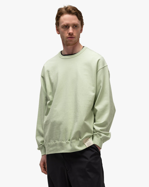 Haven Brewed Protein™ Blend Cotton YOKE Sweat Shirt Leaf Green