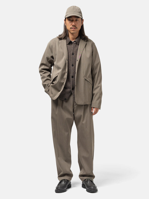 Haven Bureau Jacket - Loro Piana Storm System® 3L Nylon Wool Taupe