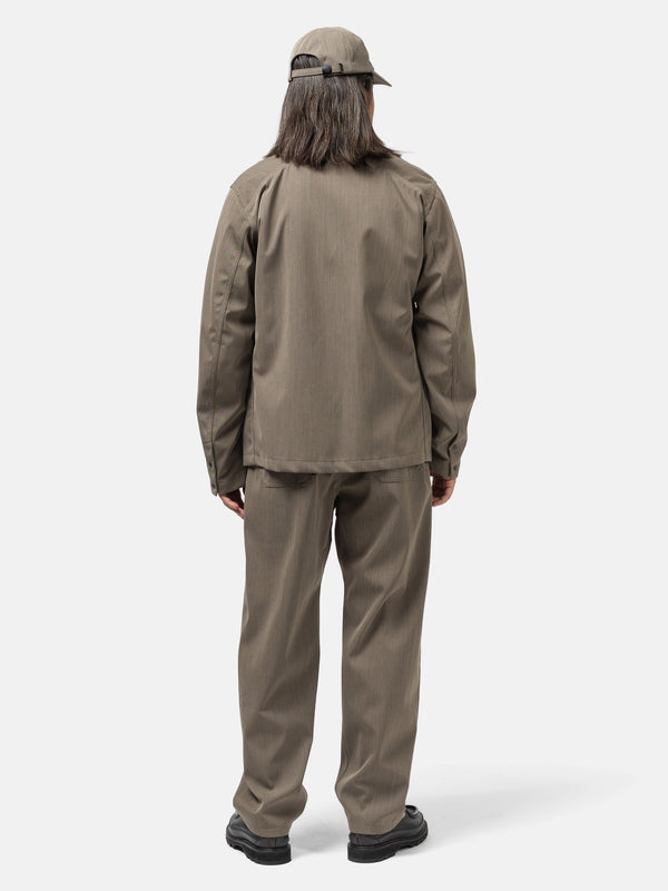 Haven Bureau Jacket - Loro Piana Storm System® 3L Nylon Wool Taupe