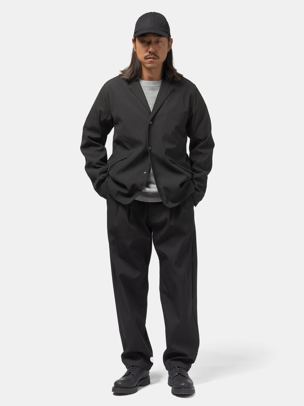 Haven Bureau Jacket - Loro Piana Storm System® 3L Nylon Wool Black
