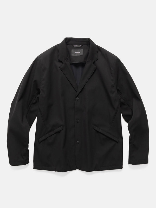 haven Bureau Jacket - Loro Piana Storm System® 3L Nylon Wool Black