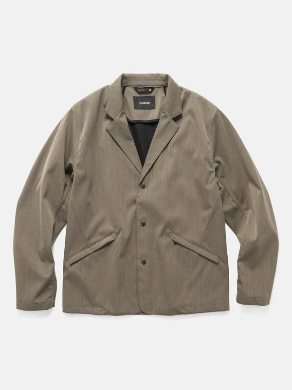 haven Bureau Jacket - Loro Piana Storm System® 3L Nylon Wool Taupe
