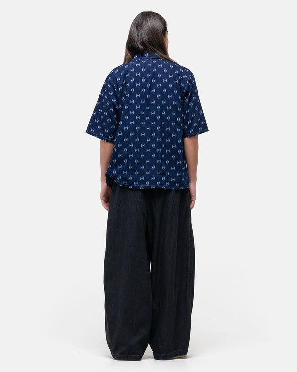 Haven Cabana Shirt - 6oz Printed Indigo Kasuri Papillon
