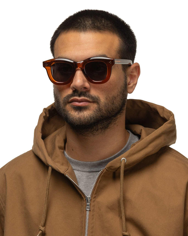 Haven Casse / Wellington 46 Optical Eye Glasses French Beer Dark Grey