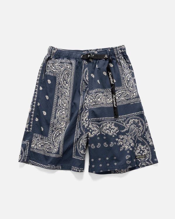 haven Combed Burberry RAT BRAND Bandana Patchwork EASY Short Pants Aubergine