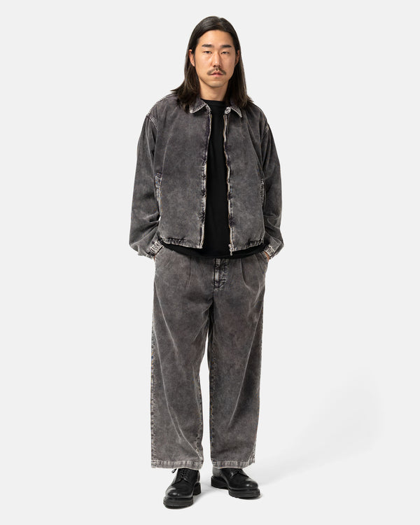 Haven Cotton Polyester Corduroy - 2 Tuck Pants F.Black