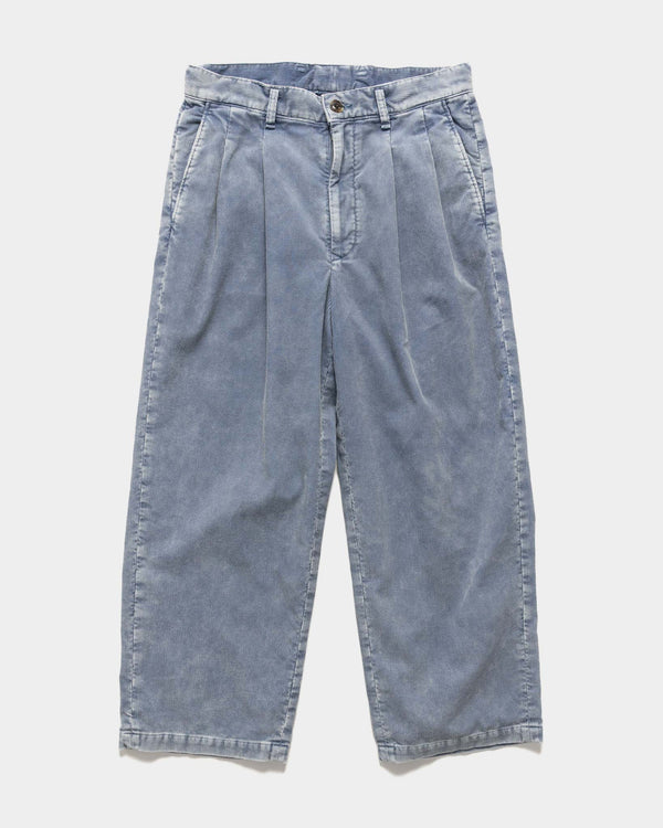 haven Cotton Polyester Corduroy - 2 Tuck Pants F.Blue