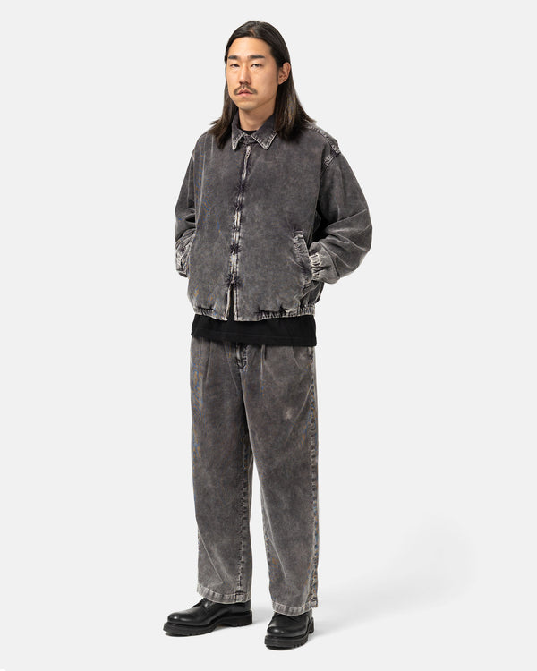 Haven Cotton Polyester Corduroy - Zip Up Blouson F.Black