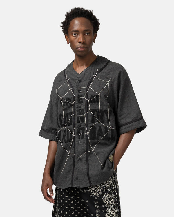 Haven Cotton Wool GREAT KOUNTRY Baseball Shirt (KOUNTRY DREAM CATCH RAGLAN) Dark Gray