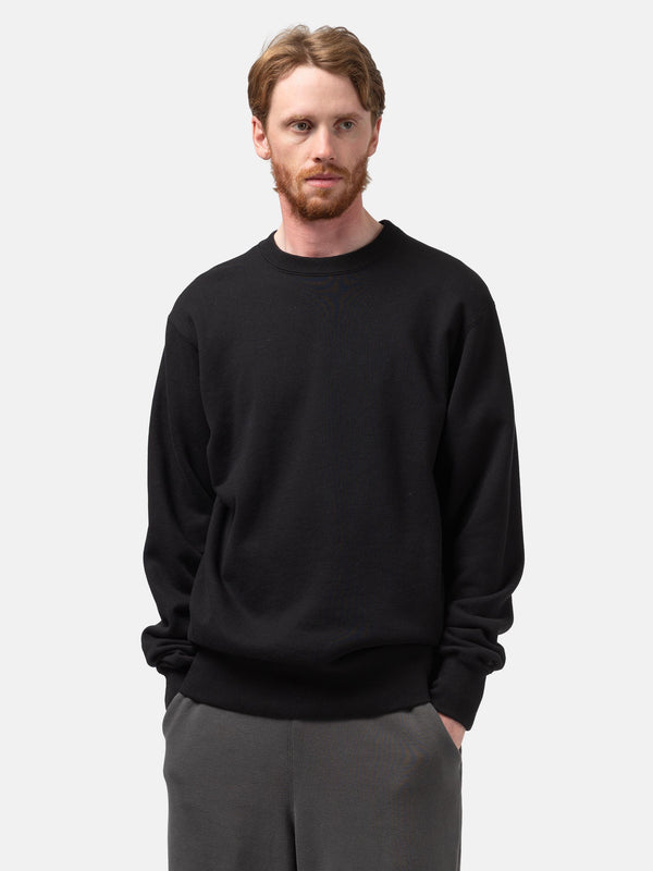 Haven Excel Crewneck - Azuma Urake Cotton French Terry Black
