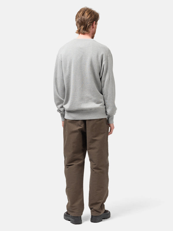 Haven Excel Crewneck - Azuma Urake Cotton French Terry Heather Grey