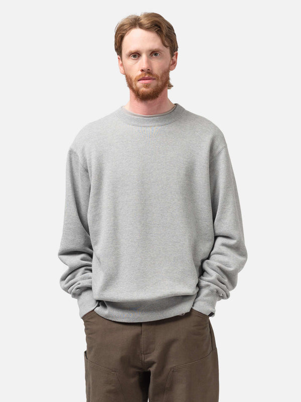 Haven Excel Crewneck - Azuma Urake Cotton French Terry Heather Grey
