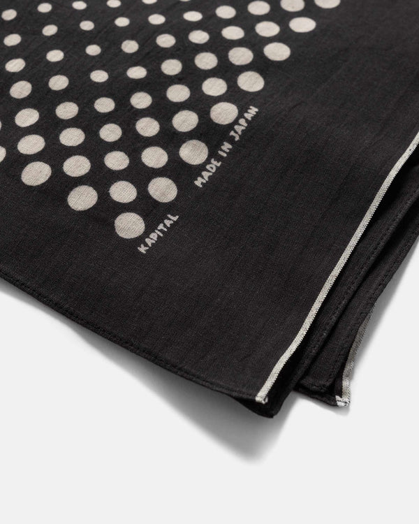 Haven Fastcolor Selvedge Bandana (Coco Swallowtail) Black