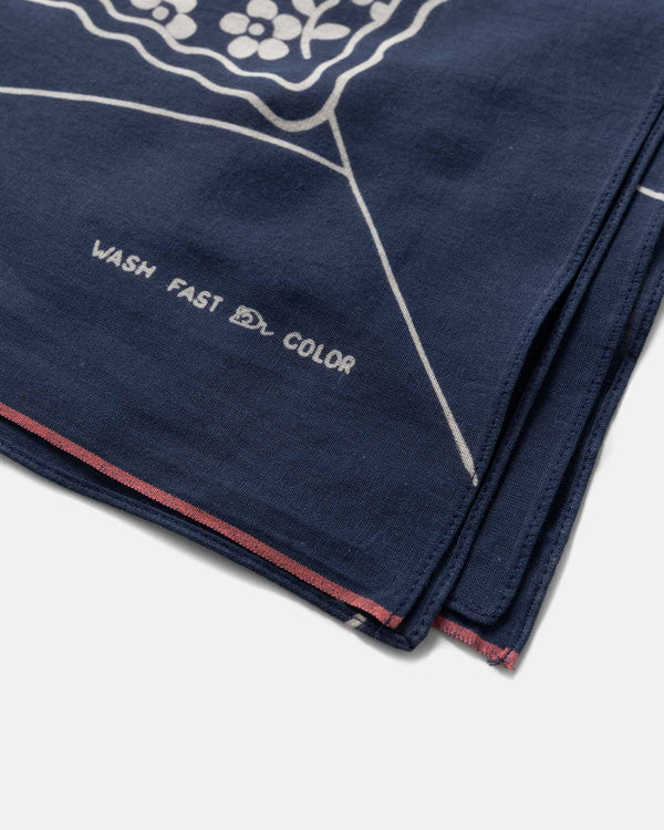 Haven Fastcolor Selvedge Bandana (SPIDER PECKISH RAINBOWY) Navy