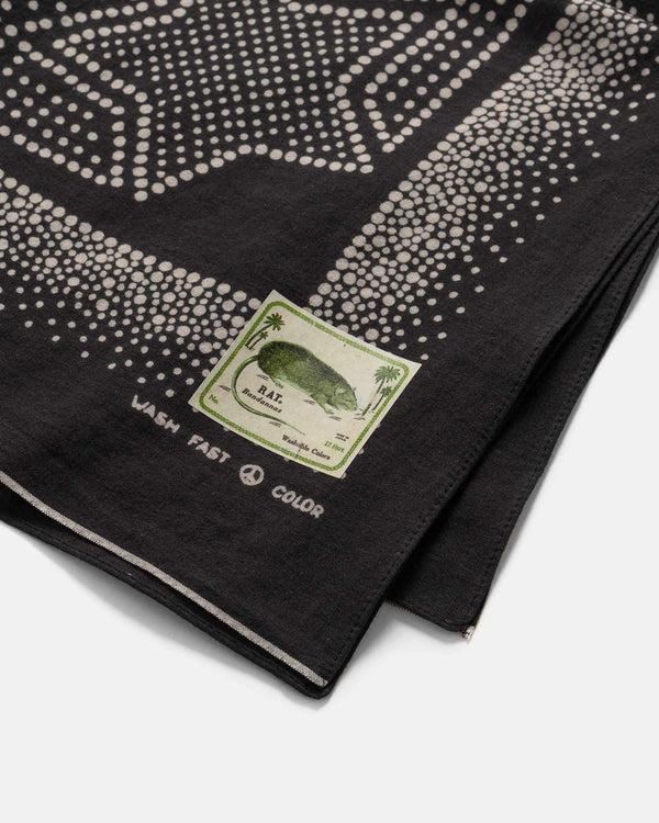 Haven Fastcolor Selvedge Bandanna (MAGPIE Embroidery) Black