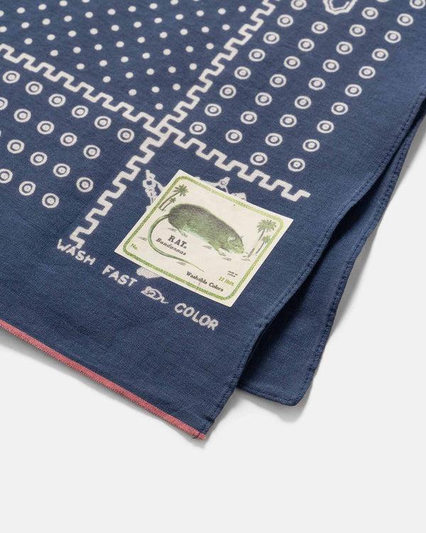 Haven Fastcolor Selvedge Bandanna (UNION MASTER) Navy