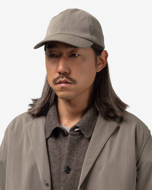 Haven Field Cap - Loro Piana Storm System® 3L Nylon Wool Taupe