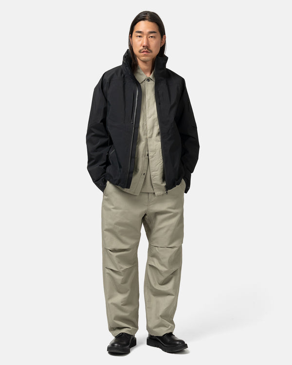 Haven Field Pant - Organic Cotton Linen Gabardine Drab