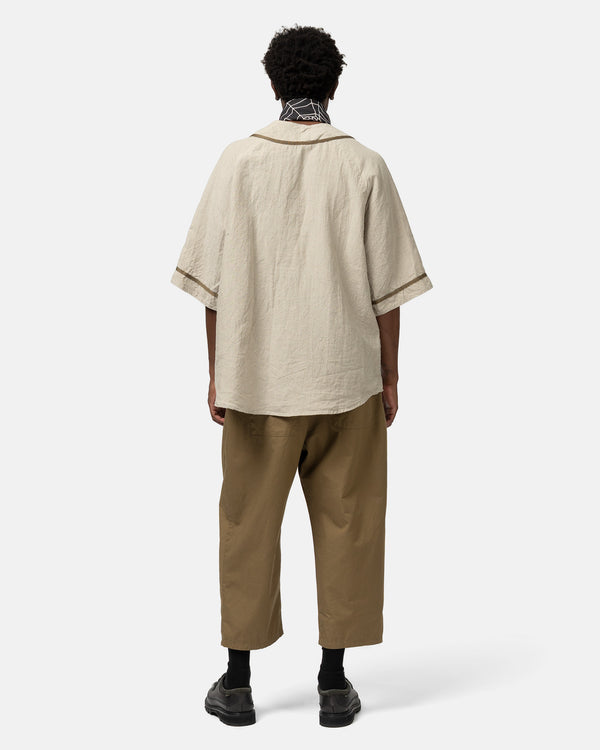 Haven French Linen GREAT KOUNTRY Baseball Shirt Beige