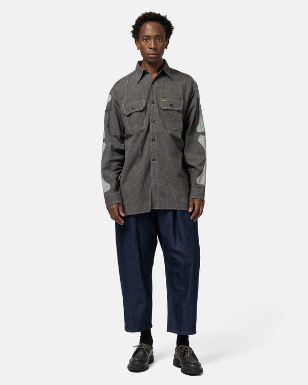 Haven Grandrelle 2TONES BONE Patch Ventilator Workshirt Charcoal