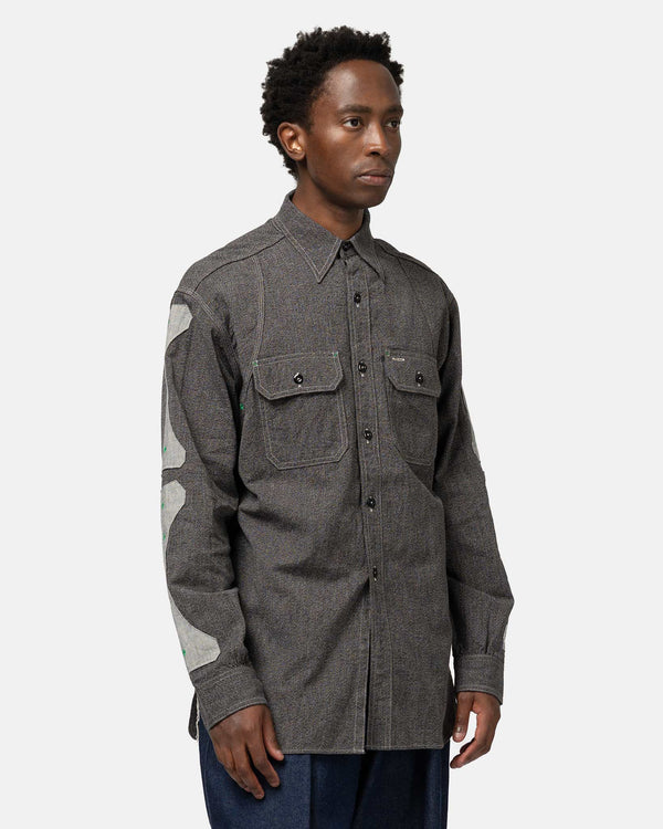 Haven Grandrelle 2TONES BONE Patch Ventilator Workshirt Charcoal