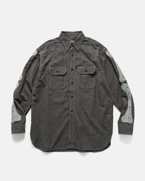 haven Grandrelle 2TONES BONE Patch Ventilator Workshirt Charcoal